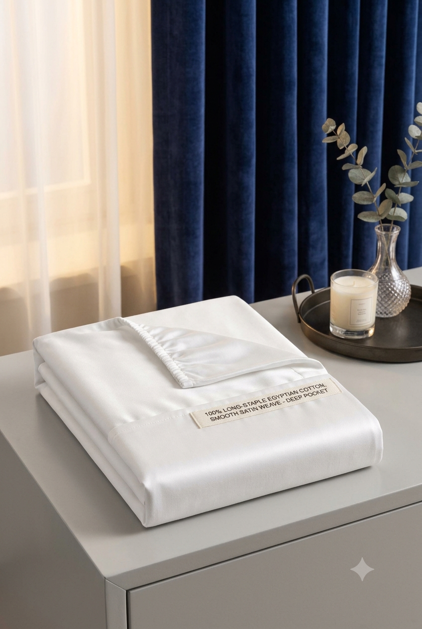 Imperial 400TC Fitted Sheet — Pure White