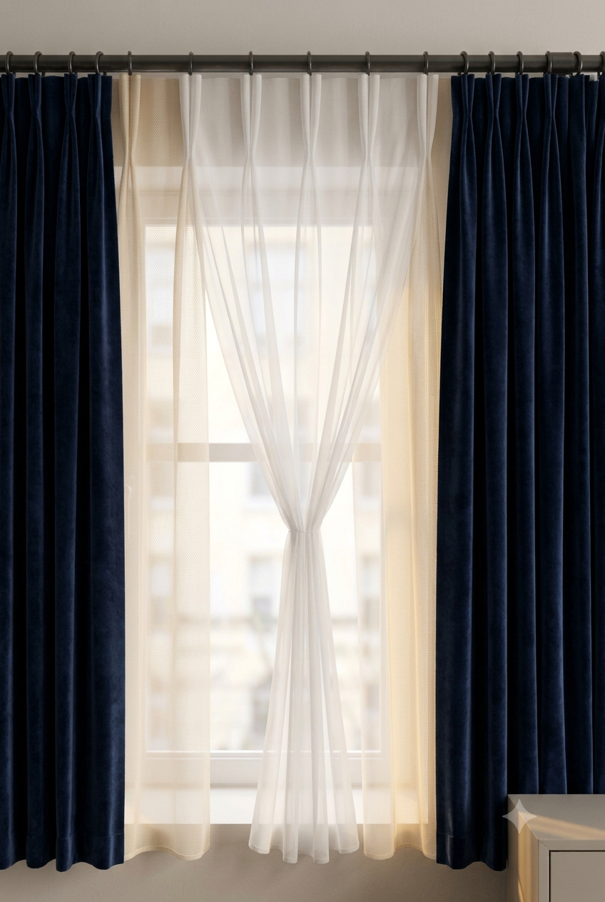 President Deluxe Layered Window Set